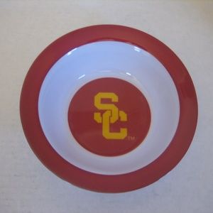 USC Trojans Plastic Cereal Bowl 7 1/2in.R x 2 1/2D